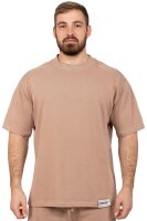 Reichstadt Herren Relaxed Fit Sport Kurzarmshirt S-23RS041 Warm Brown S