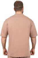 Reichstadt Herren Relaxed Fit Sport Kurzarmshirt S-23RS041 Warm Brown S