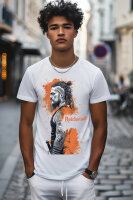 Herren Print  T-Shirt 24RS046 Wei&szlig; M