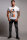 Herren Print  T-Shirt 24RS046 Weiß M