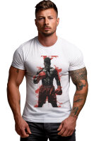 Reichstadt Herren Relaxed Fit T-Shirt 24RS049 White 4XL