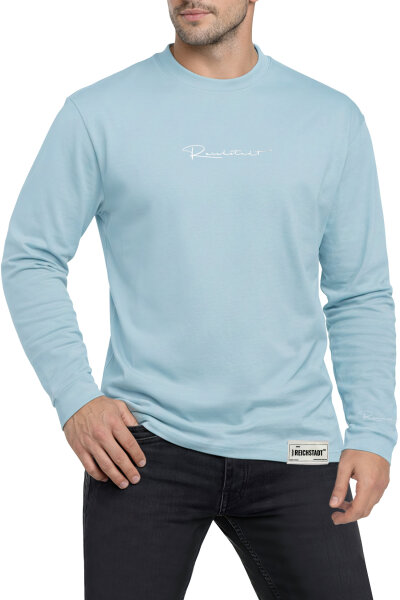 Oversized Langarm Shirt Herren  23RS042 Baby Blue XS
