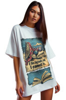 Oversized T-Shirt Damen Logoschriftzug 24RSW057