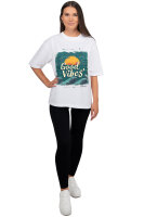 Reichstadt Damen Oversized Kurzarmshirt 24RSW057 Sunset Vibes L