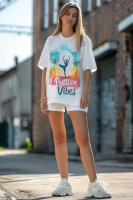 Oversized T-Shirt Damen  24RSW057 Tropical Vibes L