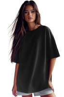 Oversized T-Shirt  Logoschriftzug 24RSW058 Black S