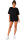 Reichstadt Damen Oversized Kurzarmshirt 24RSW058 Black XXL