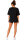 Reichstadt Damen Oversized Kurzarmshirt 24RSW058 Black XXL