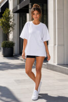 Reichstadt Damen Oversized Kurzarmshirt 24RSW058 White S