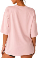 Reichstadt Damen Oversized Kurzarmshirt 24RSW058 Pink L