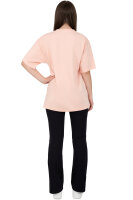 Oversized T-Shirt  Logoschriftzug 24RSW058 Pink XXL