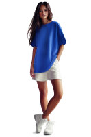 Oversized T-Shirt  Logoschriftzug 24RSW058 Blue M