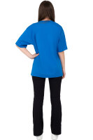 Oversized T-Shirt  Logoschriftzug 24RSW058 Blue L