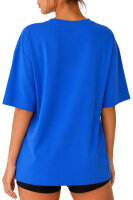 Reichstadt Damen Oversized Kurzarmshirt 24RSW058 Blue XL