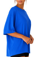 Reichstadt Damen Oversized Kurzarmshirt 24RSW058 Blue XL