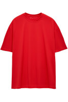 Oversized T-Shirt  Logoschriftzug 24RSW058 Red M