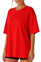 Reichstadt Damen Oversized Kurzarmshirt 24RSW058 Red L