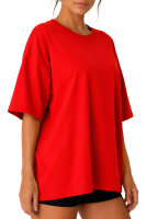 Reichstadt Damen Oversized Kurzarmshirt 24RSW058 Red L