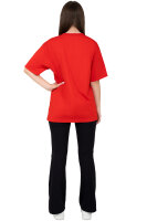 Oversized T-Shirt  Logoschriftzug 24RSW058 Red XXL