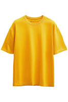 Oversized T-Shirt  Logoschriftzug 24RSW058 Yellow L