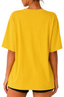 Reichstadt Damen Oversized Kurzarmshirt 24RSW058 Yellow XXL