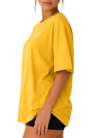 Reichstadt Damen Oversized Kurzarmshirt 24RSW058 Yellow XXL