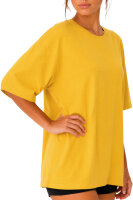 Reichstadt Damen Oversized Kurzarmshirt 24RSW058 Yellow XXL