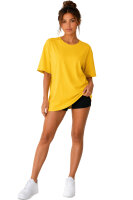 Reichstadt Damen Oversized Kurzarmshirt 24RSW058 Yellow XXL