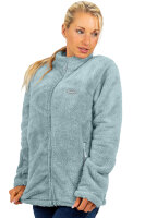 Reichstadt Damen Regular Fit Flauschige Jacke Kuschelig 22RSW002 Mint XL