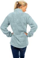 Reichstadt Damen Regular Fit Flauschige Jacke Kuschelig 22RSW002 Mint XXL