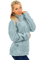 Reichstadt Damen Regular Fit Flauschige Jacke Kuschelig 22RSW002 Mint XXL