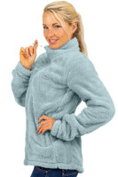 Reichstadt Damen Regular Fit Flauschige Jacke Kuschelig 22RSW002 Mint 3XL