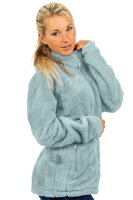 Kuschelige Damen Fleecejacke 22RSW002 Mint Grey 4XL