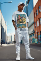 Reichstadt Herren Oversized Print T-Shirt 24RS057 Beachside Booklover M