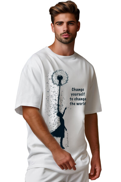 Oversized T-Shirt   24RS057 Positive Dreamer XL