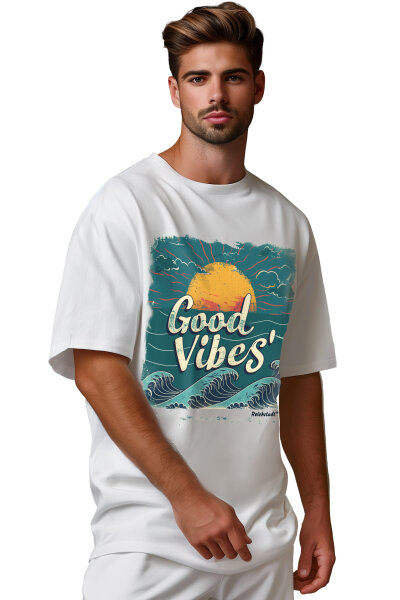 Reichstadt Herren Oversized T-Shirt 24RS057 Sunset Vibes XL