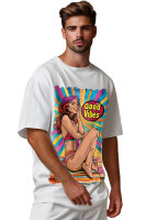 Oversized T-Shirt   24RS057 Retro Vibes M