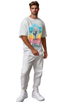 Reichstadt Herren Oversized Print T-Shirt 24RS057 Tropical Vibes L