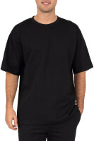 Relaxed Fit T-Shirt Herren Rundhalsausschnitt 24RS058 Black M
