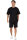 Relaxed Fit T-Shirt Herren Rundhalsausschnitt 24RS058 Black M