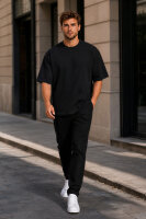 Reichstadt Herren Relaxed Fit Kurzarmshirt 24RS058 Black XL