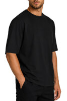 Reichstadt Herren Relaxed Fit Kurzarmshirt 24RS058 Black XL