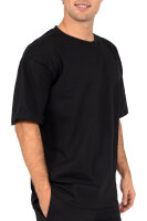 Relaxed Fit T-Shirt Herren Rundhalsausschnitt 24RS058 Black XXL