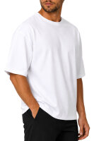 Reichstadt Herren Relaxed Fit Kurzarmshirt 24RS058 White M