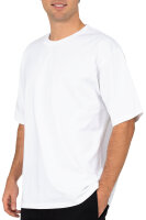 Relaxed Fit T-Shirt Herren Rundhalsausschnitt 24RS058 White XXL