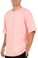 Relaxed Fit T-Shirt Herren Rundhalsausschnitt 24RS058 Pink L