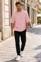Reichstadt Herren Relaxed Fit Kurzarmshirt 24RS058 Pink XXL