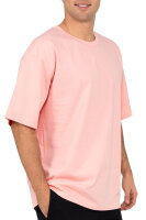 Relaxed Fit T-Shirt Herren Rundhalsausschnitt 24RS058 Pink XXL