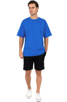 Relaxed Fit T-Shirt Herren Rundhalsausschnitt 24RS058 Blue M