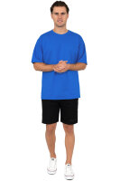 Relaxed Fit T-Shirt Herren Rundhalsausschnitt 24RS058 Blue M